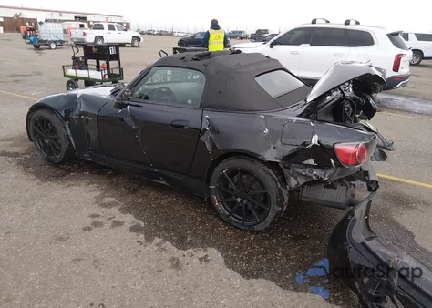 2003 Honda S2000 z USA, uszkodzony, nr VIN JHMAP11423T007685